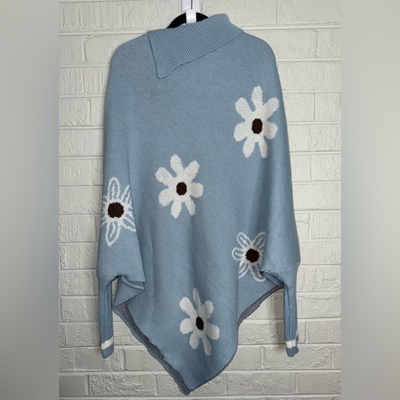 ⭐️ LAST ONE ⭐️ NWOT Plus size XXL ✨ women’s beautiful sweater / poncho - Picture 8 of 11